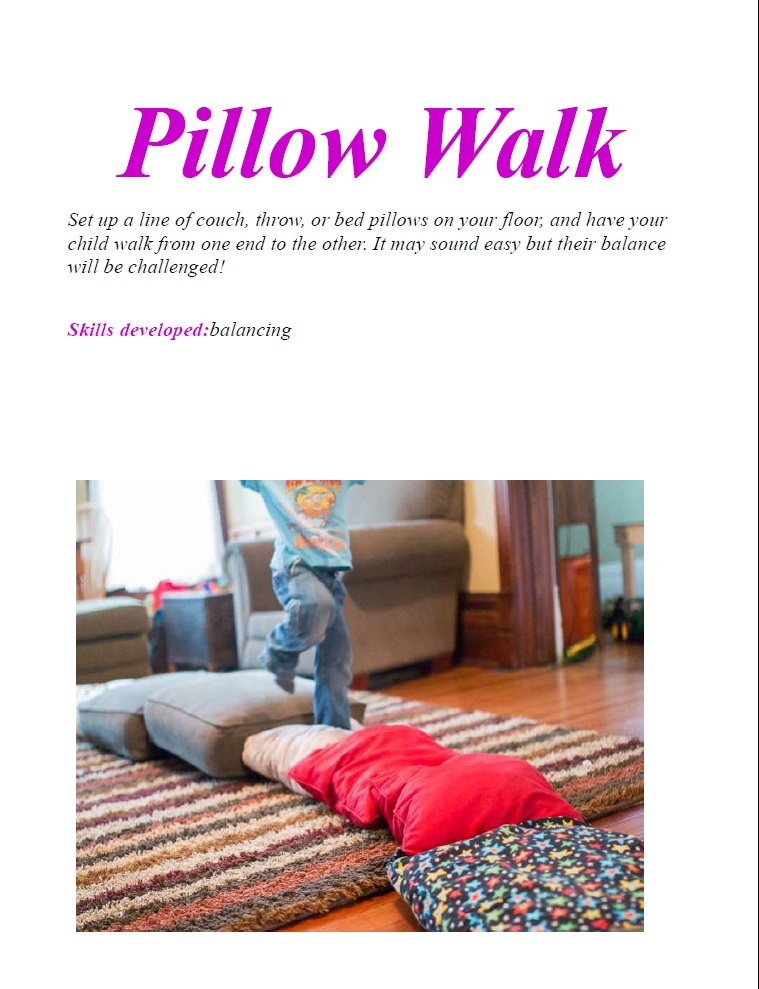 Un peu d'activité sportive